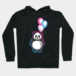 Pandaloons - Panda Bear with balloons Hoodie